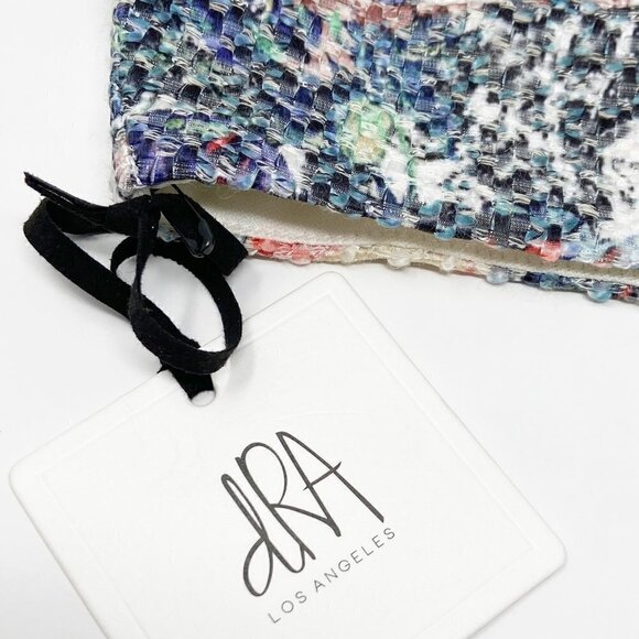 DRA | Multicolor Floral Textured Bralette Crop Top Small - Picture 10 of 10